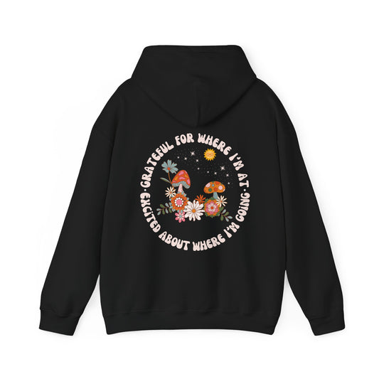 Magical Mushroom | Inspirational Quote Positive Vibes Hippie Aesthetic Hoodie