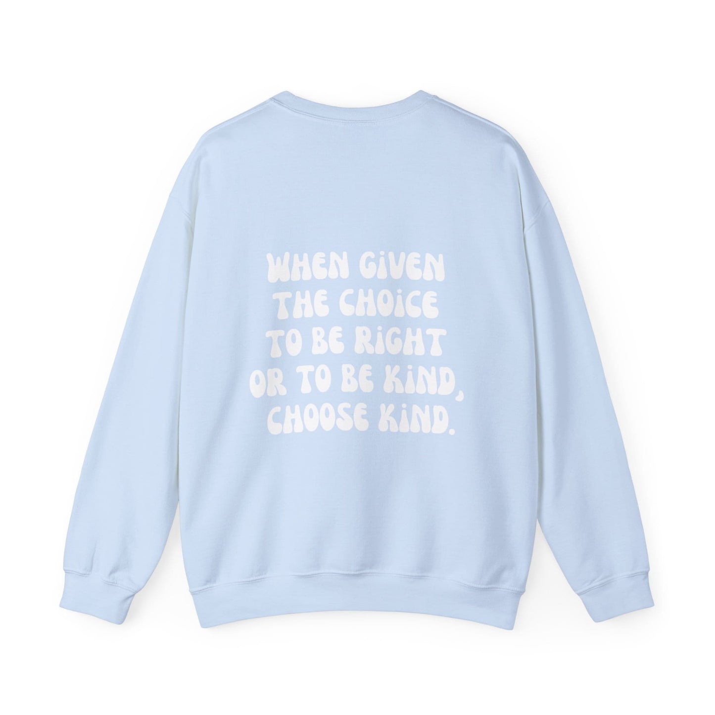 Choose Kindness | Yin Yang Inspirational Positive Quote Hoodie | Retro Vibes Trippy Hippie Aesthetic Pullover Sweatshirt